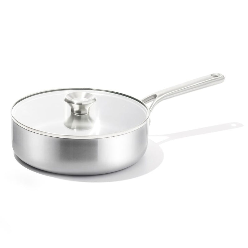 Stainless Steel Mira Series 3.3qt Saute And Lid T8