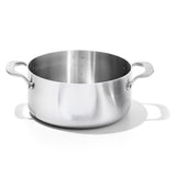 Stainless Steel Mira Series 5.2qt Casserole And Lid F7