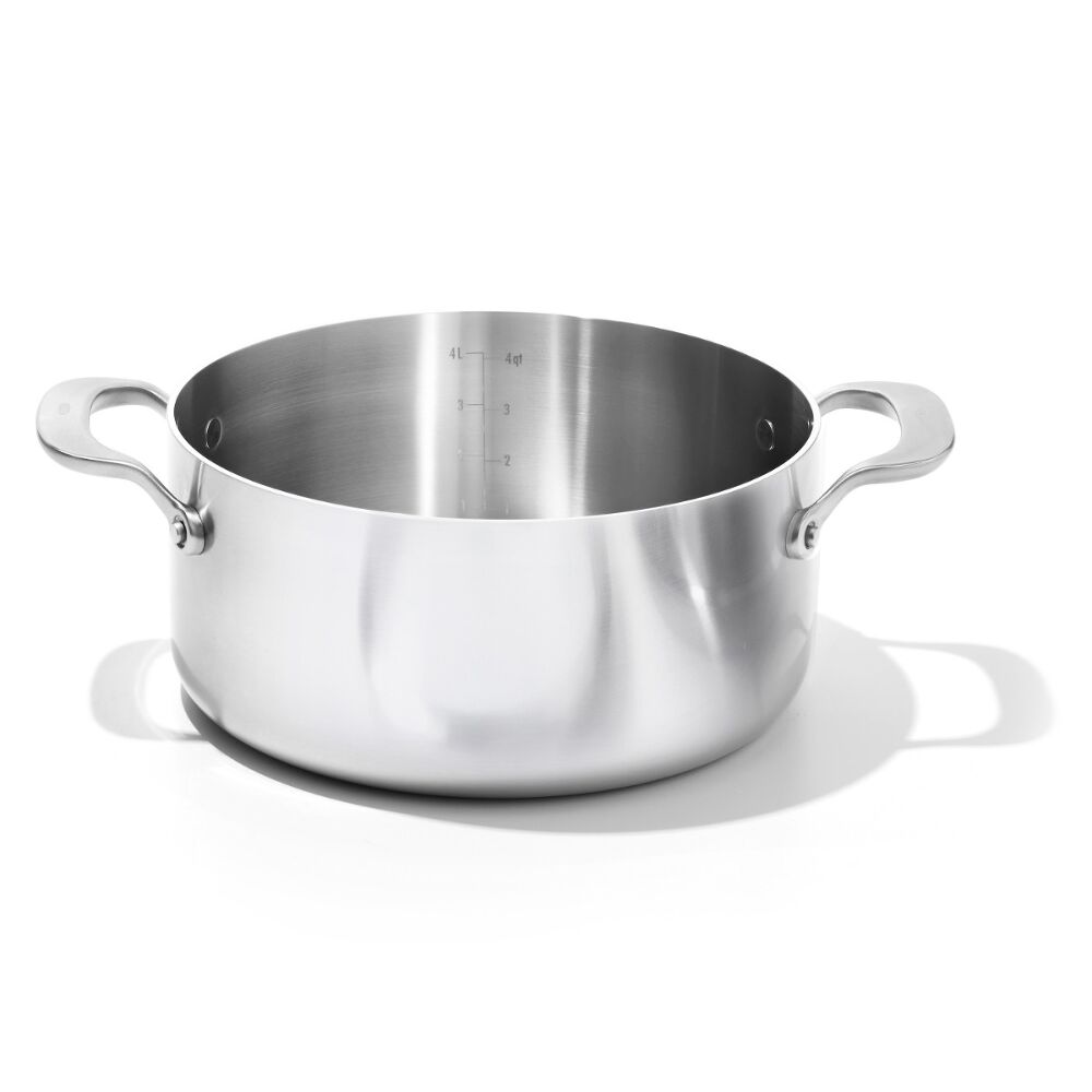 Stainless Steel Mira Series 5.2qt Casserole And Lid R3