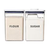 2-Piece Prelabeled POP Container Set with Scoop E9
