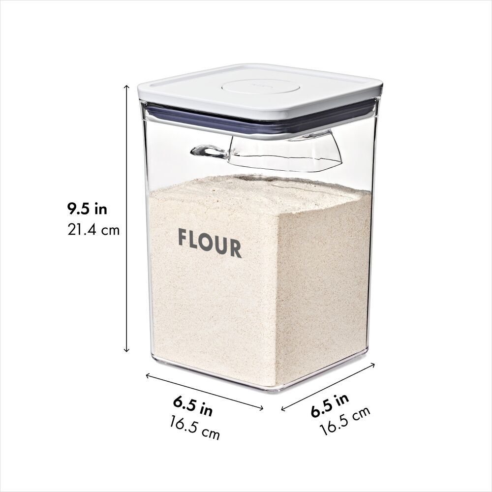 2-Piece Prelabeled POP Container Set with Scoop E9