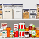 2-Piece Prelabeled POP Container Set with Scoop E9