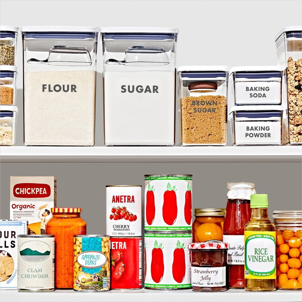 2-Piece Prelabeled POP Container Set with Scoop E9