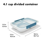 Prep & Go 4.1-Cup Divided Container - Ocean Blue D0