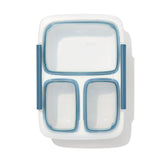 Prep & Go 4.1-Cup Divided Container - Ocean Blue D0