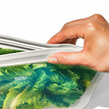 Silicone Reusable Bag - Stand-Up Quart (32 oz) - Oat Q5