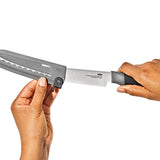 5 in Serrated Utility Knife with Locking Sheath N3