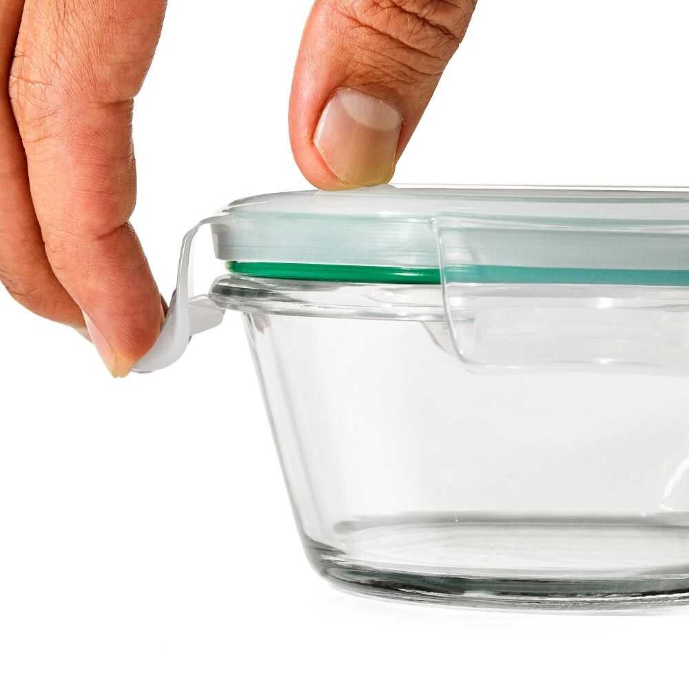 Smart Seal 8-Piece1 Cup Glass Round Container Set T3