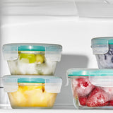 Smart Seal 8-Piece1 Cup Glass Round Container Set I0