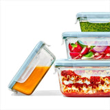 12-Piece Smart Seal Glass Container Set - Arctic Blue R9