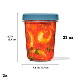 Twist & Stack Container (32 oz) – 2-Pack F4