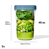 Twist & Stack Container (40 oz) - 2-Pack X0