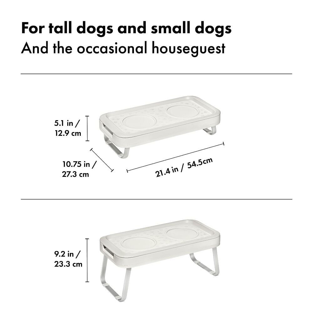 OXO Pet Adjustable Elevated Feeder Y8