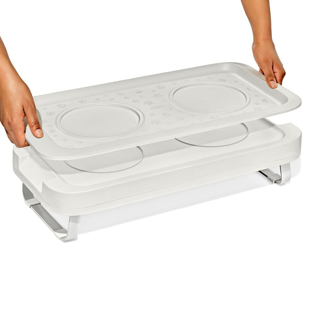 OXO Pet Adjustable Elevated Feeder Y8