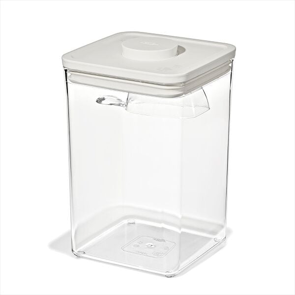 OXO Pet POP Container with Scoop — Big Square Medium — 4.4 Qt/4.2 L H2