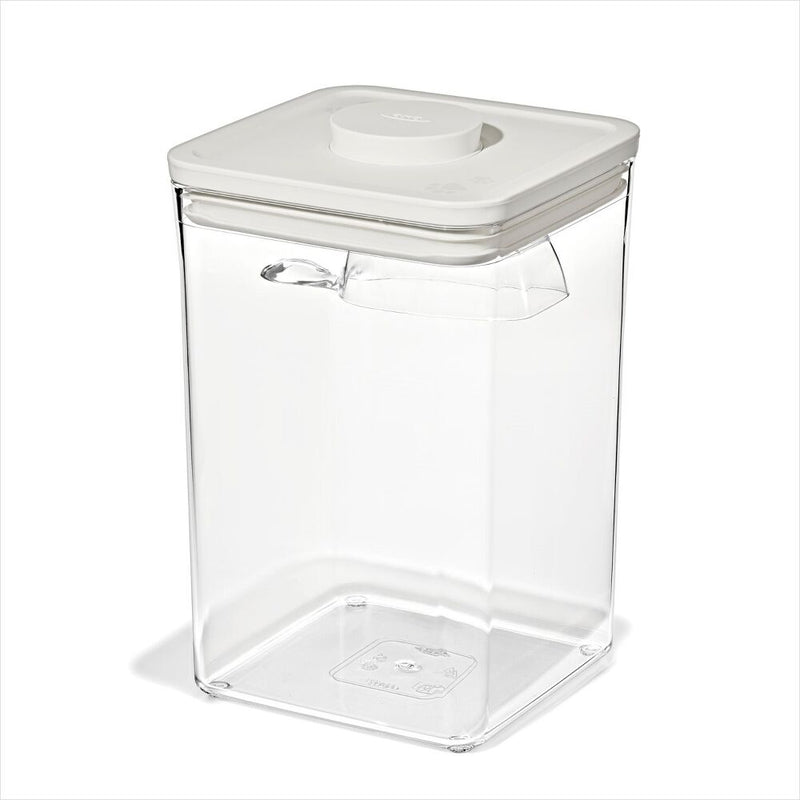 OXO Pet POP Container with Scoop — Big Square Medium — 4.4 Qt/4.2 L H2