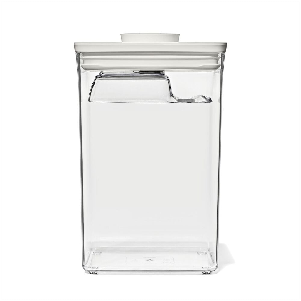 OXO Pet POP Container with Scoop — Big Square Medium — 4.4 Qt/4.2 L H2