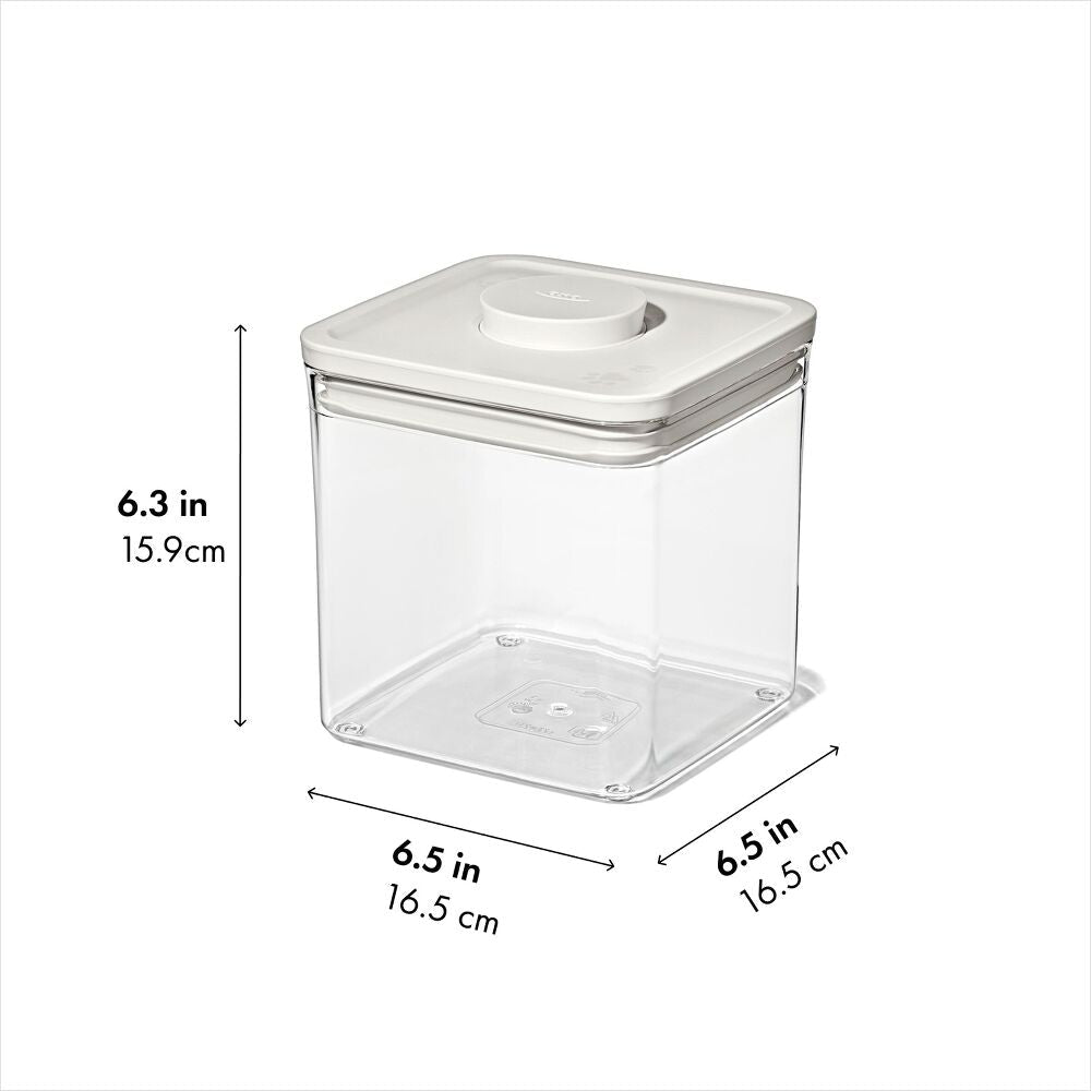OXO Pet POP Container — Big Square Short — 2.8 Qt/2.6 L S7