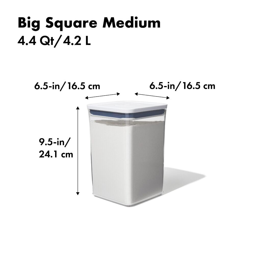 POP Container - Big Square Medium (4.4 Qt/4.2 L) F1