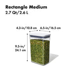 POP Container - Rectangle Medium (2.7 Qt/2.6 L) I2