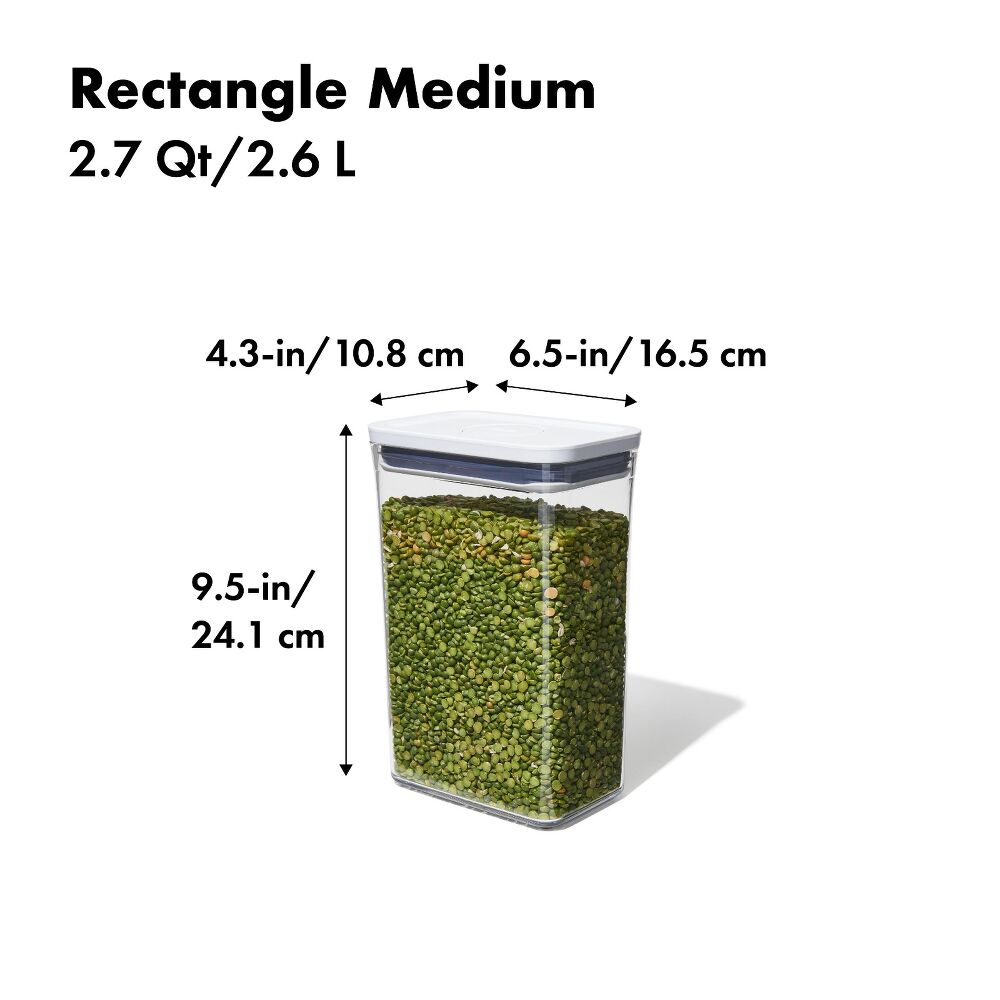 POP Container - Rectangle Medium (2.7 Qt/2.6 L) I2