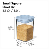 3-Piece POP Container Set with Mini Scoops S4