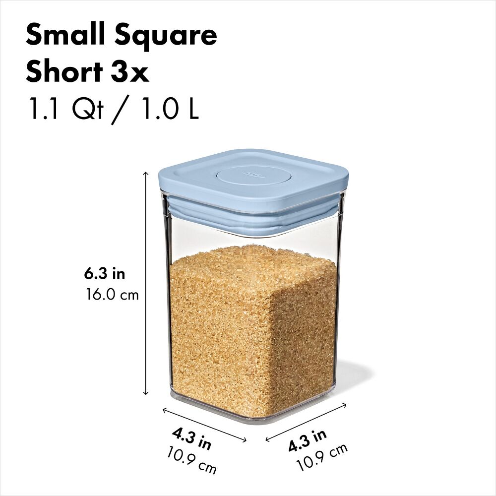 3-Piece POP Container Set with Mini Scoops S4