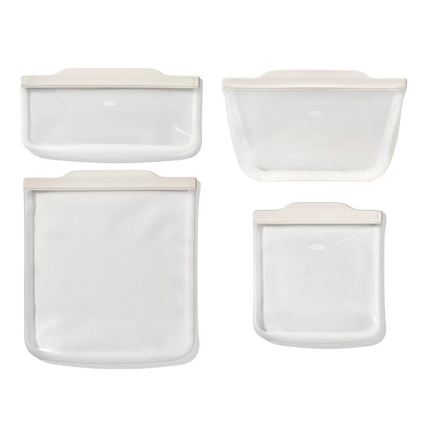 Silicone Bags Bundle - Oat U4