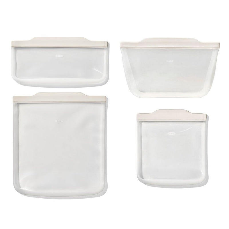 Silicone Bags Bundle - Oat U4
