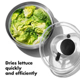 Steel Salad Spinner K7