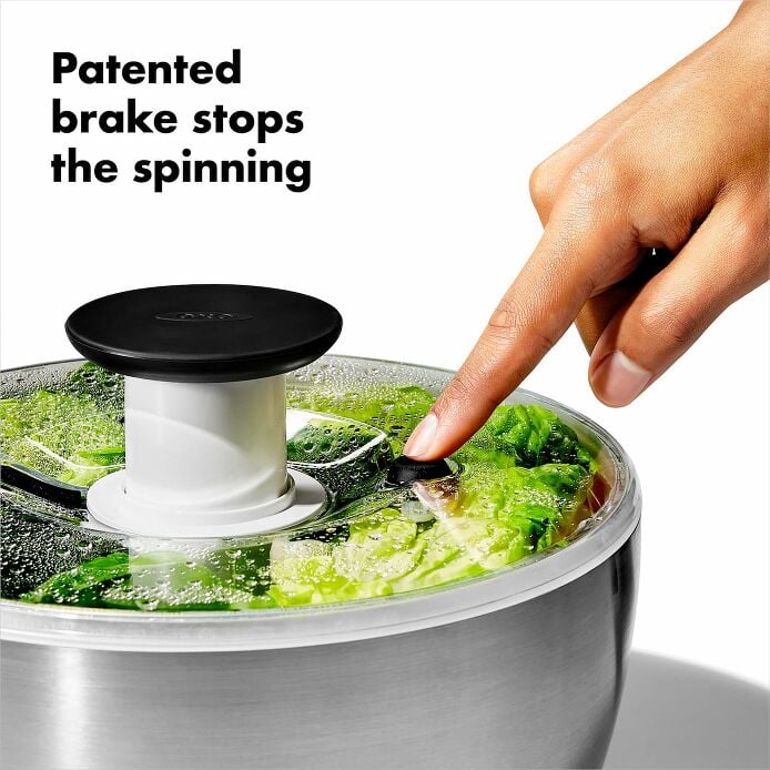 Steel Salad Spinner K7