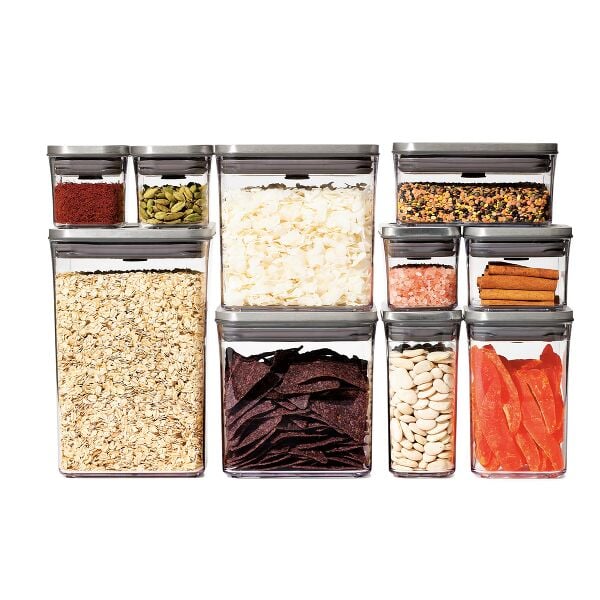 Steel 12-Piece POP Container Set B3