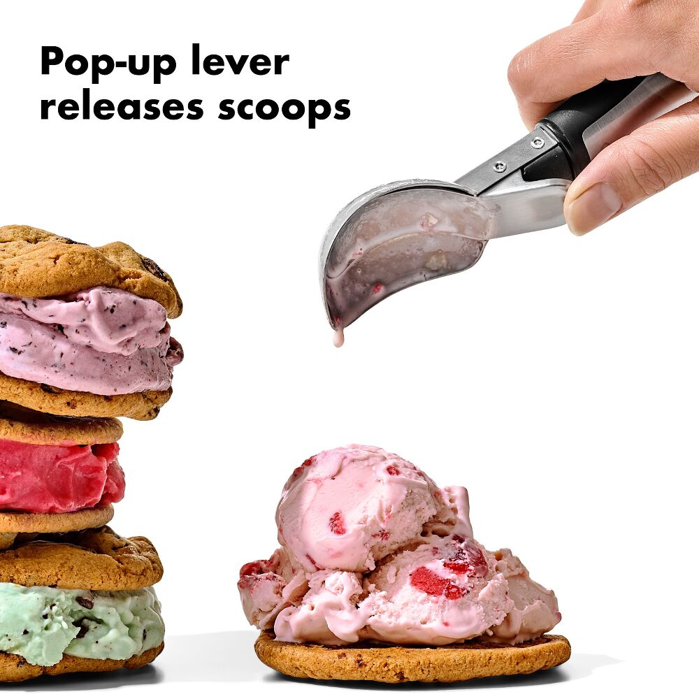 Steel Lever Ice Cream Scoop F3