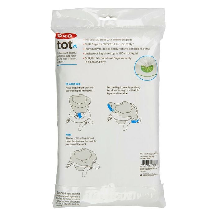 2-in-1 Go Potty™ Refill Bags - 30 Pack N8