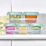12-Piece Baby Blocks Food Storage Container Set - Opal C6