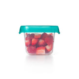 6 oz Baby Blocks™ Plastic Freezer Storage Containers - Tot Teal S1