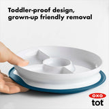 Stick & Stay Suction Divided Plate Y1