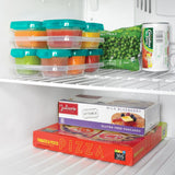 12-Piece Baby Blocks™ Plastic Freezer Storage Container Set - Tot Teal K7