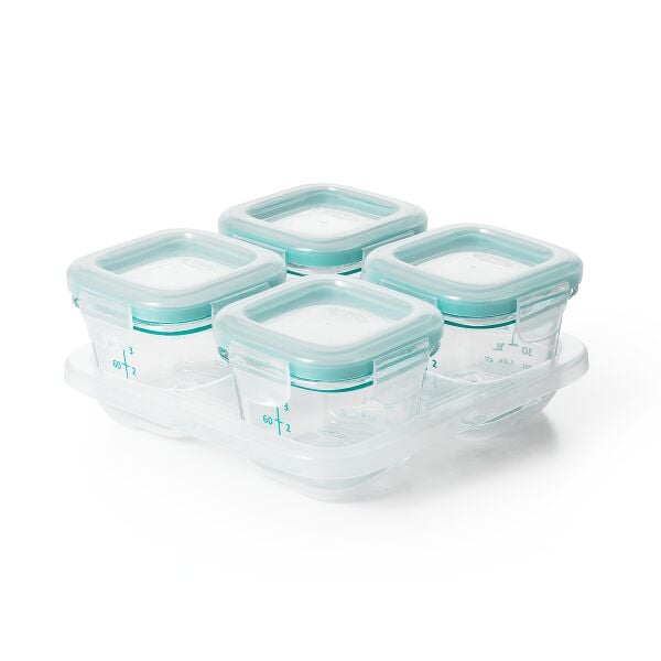 4 oz Glass Baby Blocks™ Freezer Storage Containers V3