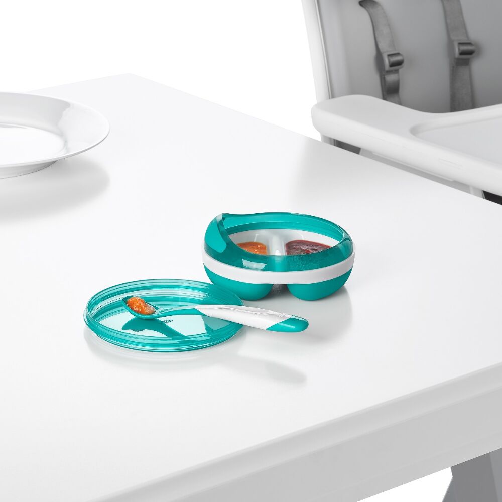Divided Feeding Dish with Removable Ring L9