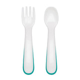On-the-Go Plastic Fork and Spoon Set with Travel Case W8