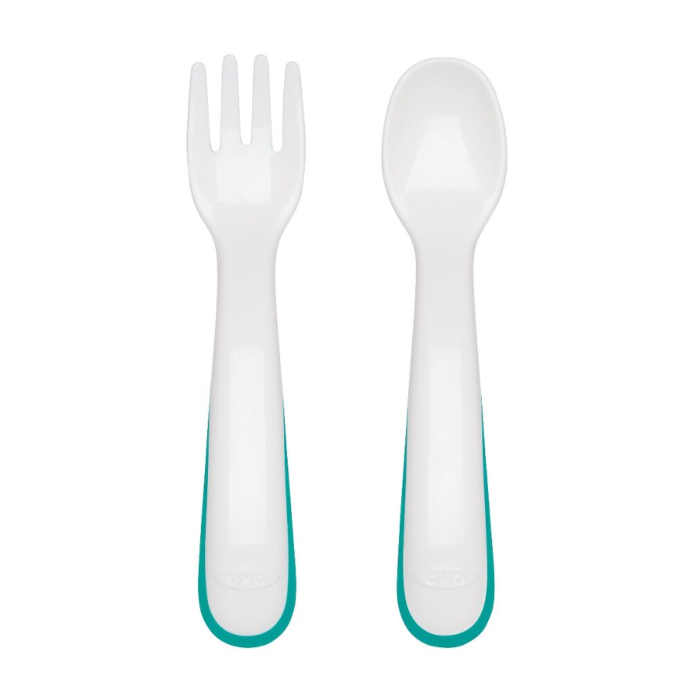 On-the-Go Plastic Fork and Spoon Set with Travel Case W8