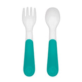 On-the-Go Plastic Fork and Spoon Set with Travel Case W8