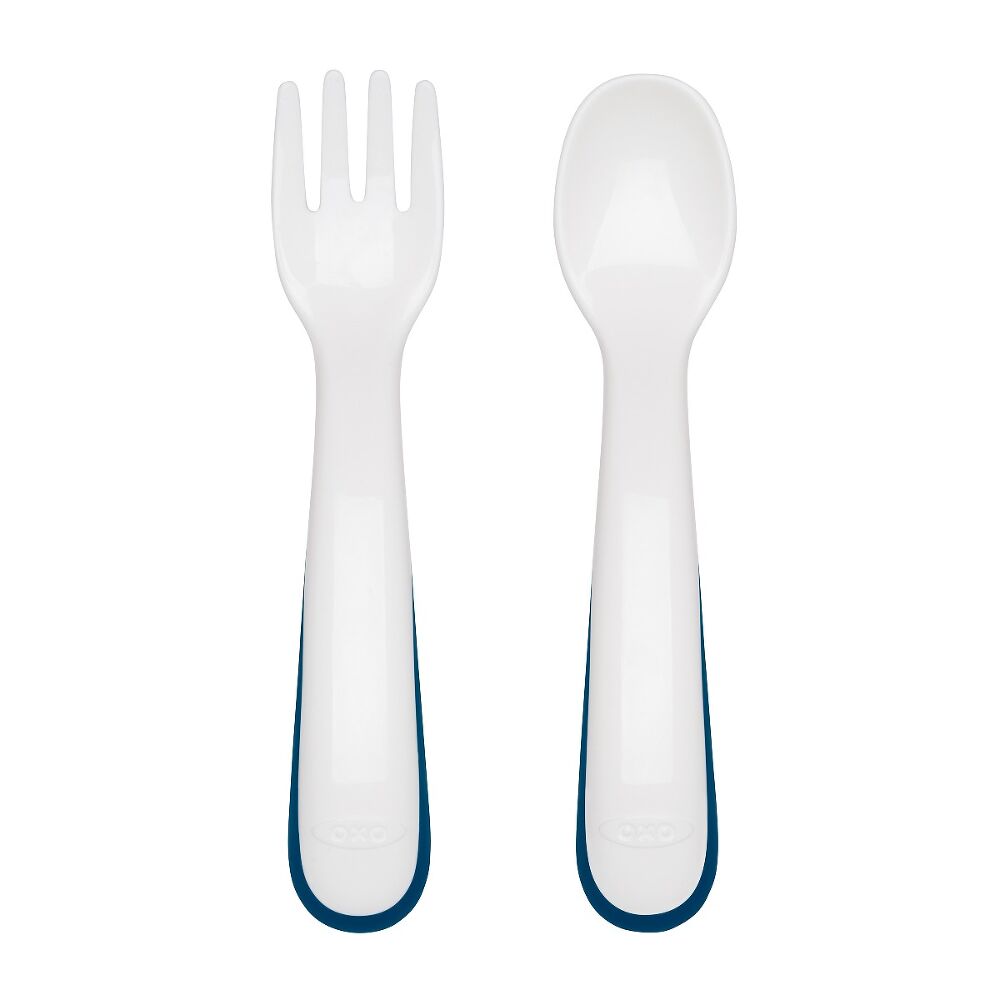 On-the-Go Plastic Fork and Spoon Set with Travel Case R7