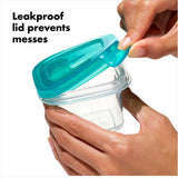 4 oz Baby Blocks™ Silicone Freezer Storage Containers - Tot Teal O3