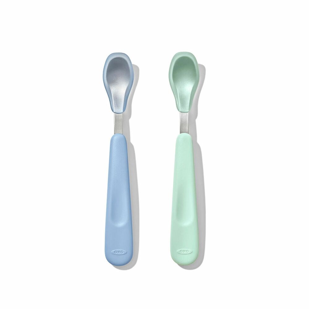 Feeding Spoon Set with Soft Silicone X7