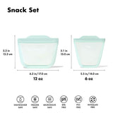 Tot Silicone Reusable Bag - 2-Piece Stand-Up Cup Set Q7
