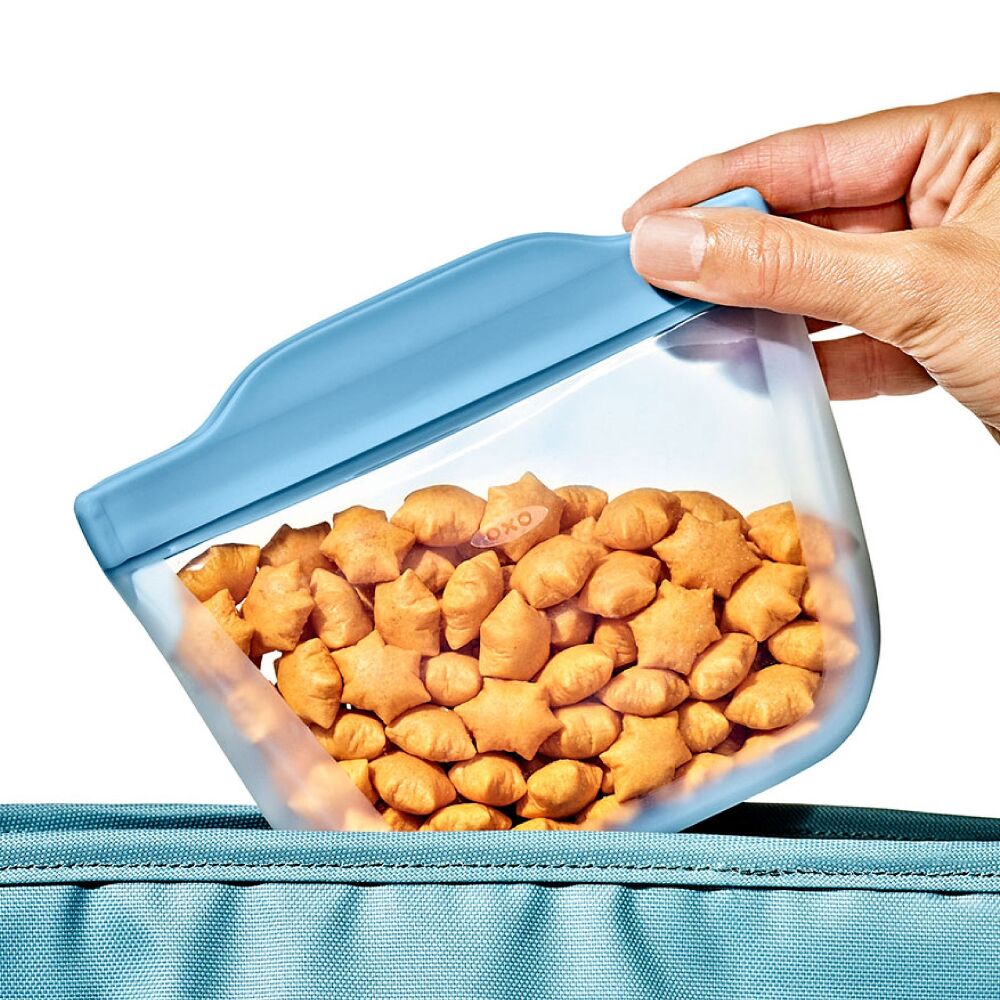 Tot Silicone Reusable Bag - 2-Piece Stand-Up Cup Set Q7