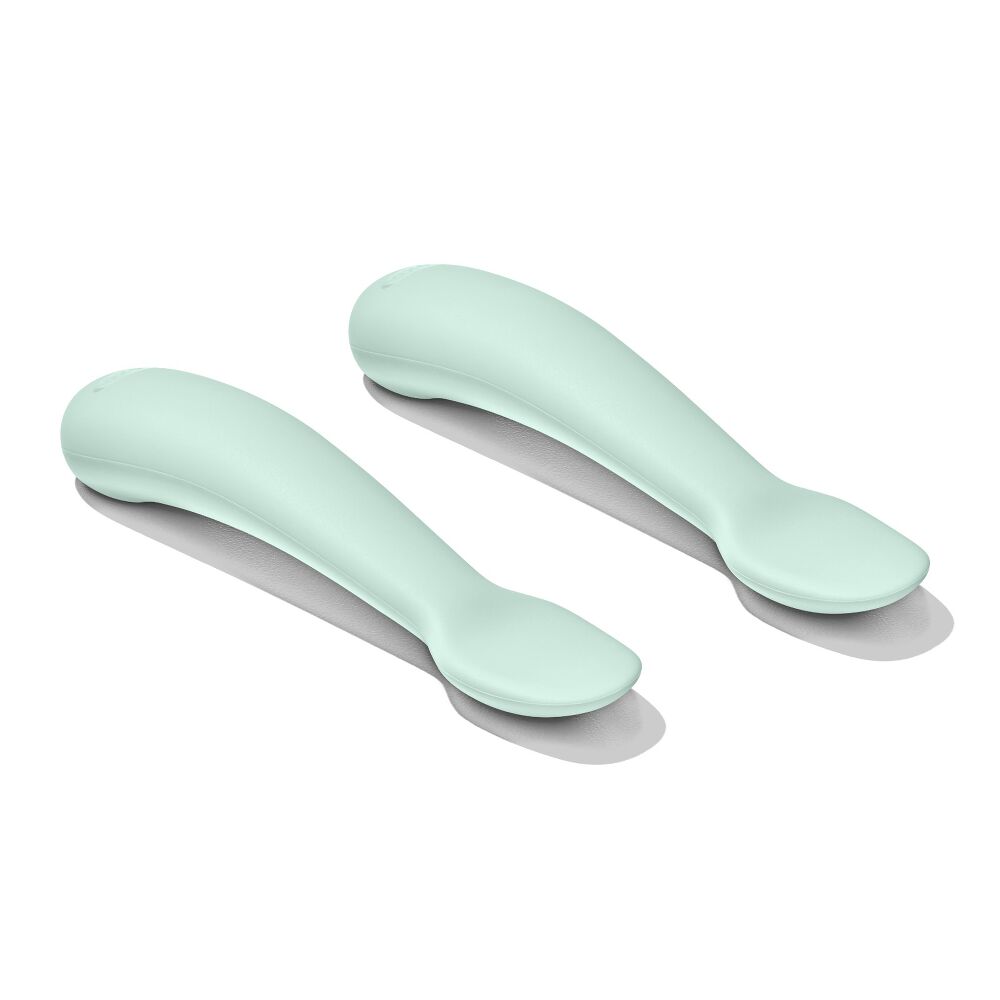 Textured Suction Plate & Spoons Set – 3-Piece Q6