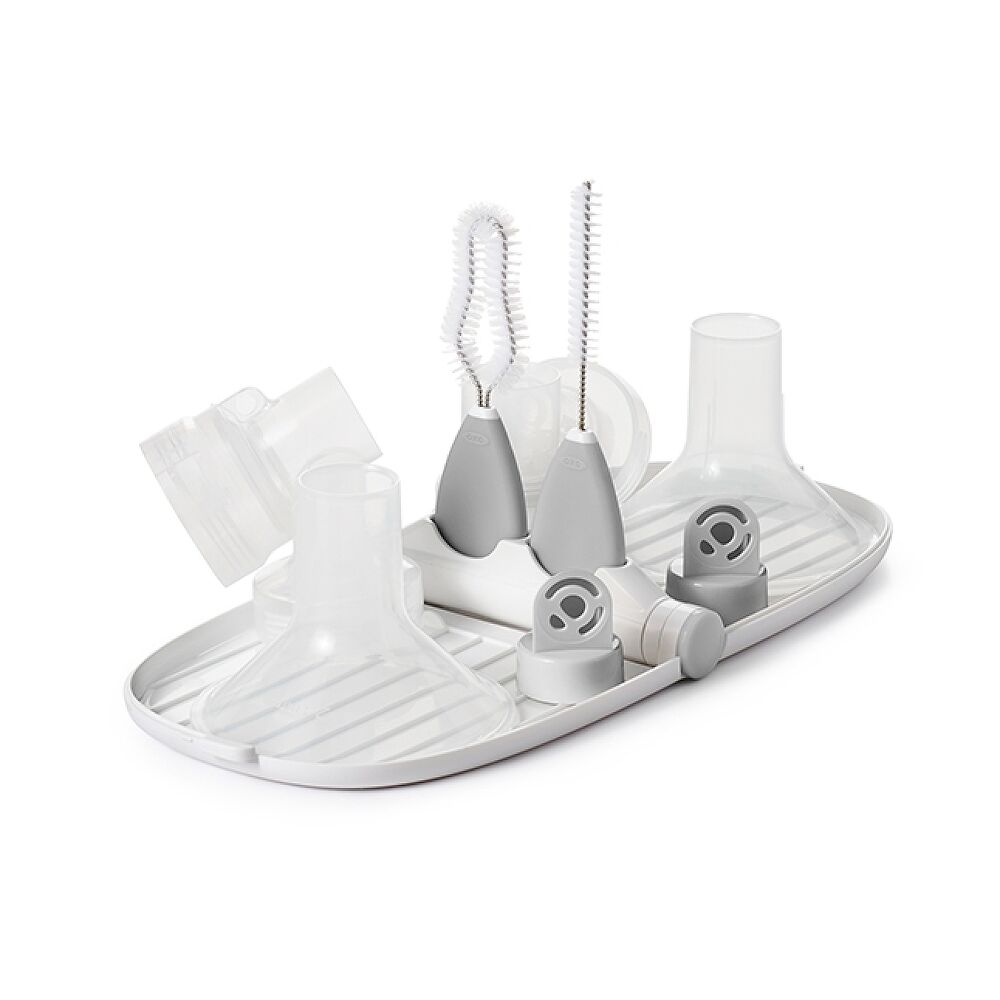 Breast Pump Parts Drying Rack with Detail Brushes Y1